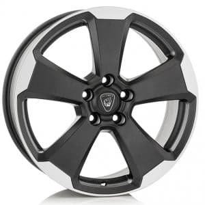 Aluett 87 Graphite-Grey Matt 7x16 5/100 ET46 B70.4
