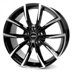 AUTEC Astana Black Polished 8x19 5/108 ET42 B63.3