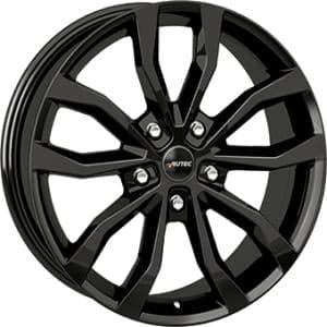 AUTEC UTECA Gloss Black 7.5x17 5/120 ET47 B65.1