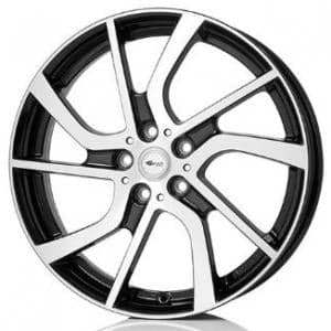 Brock eB1 Black Polished 5x19 5/112 ET43 B66.6