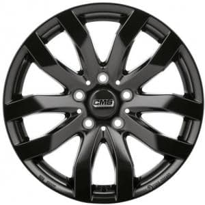 CMS C22 Gloss Black 6.5x16 5/112 ET52 B66.5