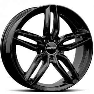 GMP Fasten Glossy Black 7.5x17 5/112 ET35 B66.6