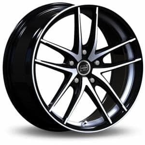 INFINY Toxic Bright Black Machined Face 7x16 4/108 ET25 B65.1