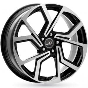 INFINY individual Essen Black Machined Face 7.5x18 5/112 ET51 B57.1