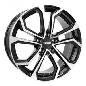 IT Wheels Ella Black Polished 6.5x16 5/108 ET45 B73.1