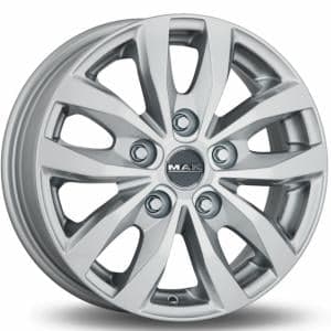 MAK Load 5 Silver 6.5x15 5/160 ET58 B65.1