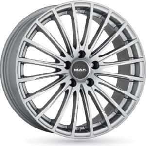 MAK Starlight Silver 9.5x19 5/112 ET35 B66.599