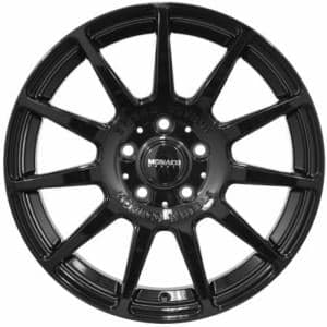 Monaco Rallye Gloss Black 7x17 5/100 ET35 B57.1