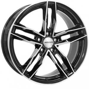 Monaco RR8M Gloss Black Polished 8x18 5/112 ET45 B66.5