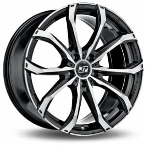 MSW 48 Black Machined Face 8x19 5/112 ET45 B73.1