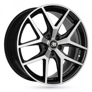 Racer Element Shiny Black Machined Face 9x19 5/112 ET35 B66