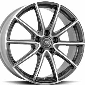 Brock RC32 Titanium Full Polish 7x17 5/112 ET40 B57.1