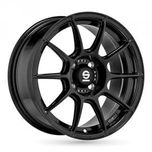 Sparco FF 1 Shiny Black 7x15 4/100 ET25 B63