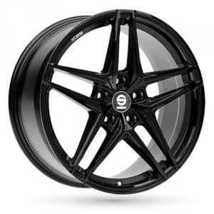 Sparco Record Shiny Black 8,5x19 5/112 ET50 B73